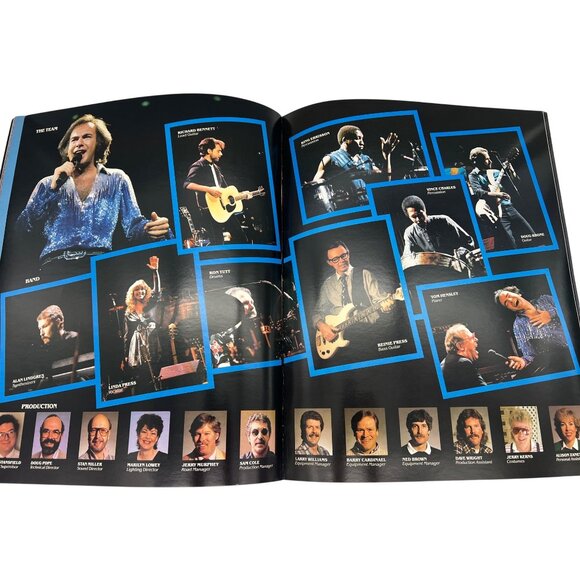 Neil Diamond 1986 Concert Tour Program Booklet Souvenir 13.5" x 10.75" Vintage - Picture 7 of 9